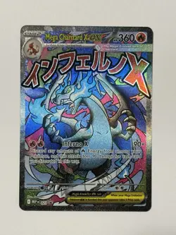 Pokemon Mega Charizard X ex 023 Me: Mega Evolution Promo Holo EX Promo - Image 1