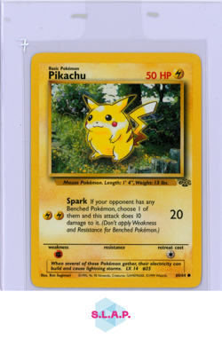 PIKACHU POKEMON 60/64 BASE JUNGLE SET 1999 ENGLISH - Image 1
