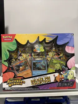 Pokemon Ascended Heroes First Partners Deluxe Pin Collection Kit Promo Booster - Image 1