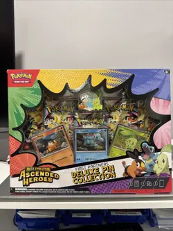 Pokemon Ascended Heroes First Partners Deluxe Pin Collection Kit Promo Booster - Image 3