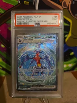 2023 POKEMON PAR EN GARCHOMP ex SPECIAL ILLUSTRATION RARE PSA9 - Image 1