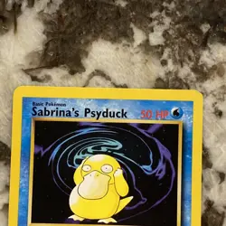 Sabrina's Psyduck 1st Edition 99/132 NM Gym Challenge Regular Common Pokemon TCG - Image 2