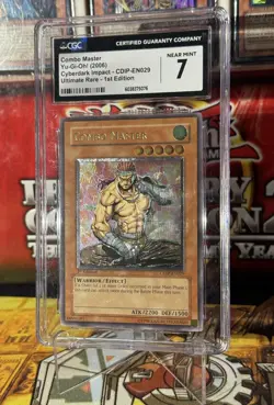 2006 Yugioh Combo Master 1st Edition CDIP-EN029 Ultimate Rare PSA CGC 7 - Image 1