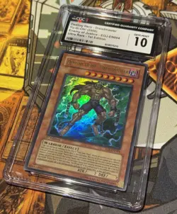 2006 Yugioh Destiny Hero Dreadmaster EOJ-EN004 1st Edition PSA CGC 10 - Image 4