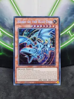 Yugioh Heart of the Blue-Eyes ROTA-EN004 Secret Rare 1st Edition NM - Image 1