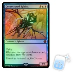 FOIL CONSECRATED SPHINX Iconic Masters Magic MTG MINT CARD - Image 1