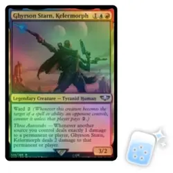 FOIL GHYRSON STARN, KELERMORPH (SURGE FOIL) Warhammer 40,000 Magic MTG MINT CARD - Image 1