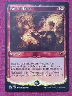 Magic The Gathering SIGNATURE SPELLBOOK CHANDRA PAST IN FLAMES red card MTG - Image 1