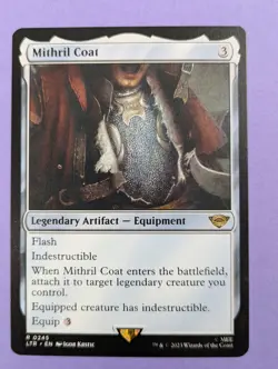 MTG Magic: The Lord of the Rings: Mithril Coat #0245 Rare - NM - Image 1