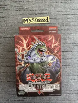 Yu-gi-oh! Deck De Structure La Rage Du Dinosaure BOITE VIDE OCCASION Francais - Image 1