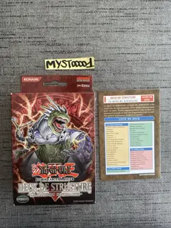 Yu-gi-oh! Deck De Structure La Rage Du Dinosaure BOITE VIDE OCCASION Francais - Image 2