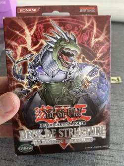 Yu-gi-oh! Deck De Structure La Rage Du Dinosaure BOITE VIDE OCCASION Francais - Image 3