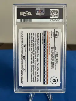 2024 Topps Chrome Colt Keith Rookie Auto Refractor /499 (AU, RC) PSA 9 - Image 2