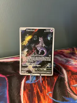 Pokemon Mewtwo TCG Illustration Rare SVP052 151 Black Star Promo - Image 1