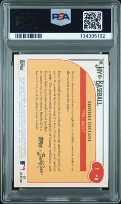 2023 Topps X Bob Ross The Joy Of Baseball Shohei Ohtani #1 PSA 10 - Image 2