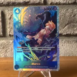 Bandai One Piece Card Game Marco PRB02-006 Special Card Full Art Foil 6000 - Image 1