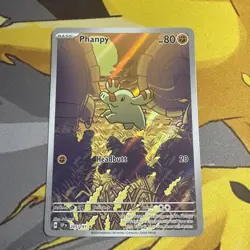 Pokemon TCG - Phanpy Illustration Rare SV08: Surging Sparks 205/191 NM - Image 1