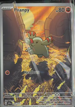Pokemon TCG - Phanpy Illustration Rare SV08: Surging Sparks 205/191 NM - Image 1