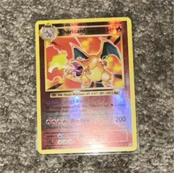 Pokemon Charizard reverse Holo Flame Stage 2 150HP 200 Attack Pokemon TCG Card - Image 1