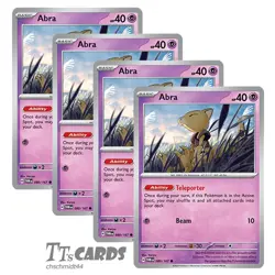 Abra 080/167 x4 Playset 4x Pokemon SV Twilight Masquerade TWM - 4 Card Set - Image 1