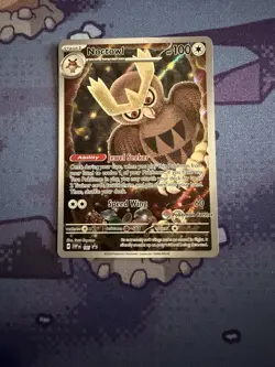 Noctowl SVP 141 Pokemon Center NM ETB Promo Pokemon Card - Image 1