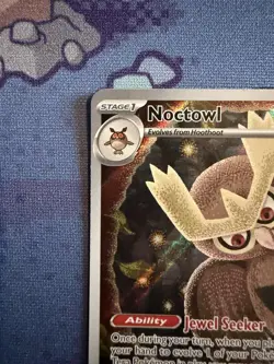 Noctowl SVP 141 Pokemon Center NM ETB Promo Pokemon Card - Image 2