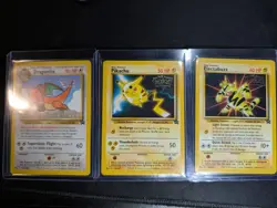 Pokemon TCG- Kids WB promo Cards Lot Of 3 Dragonite, Pikachu, Electabuzz - Image 1