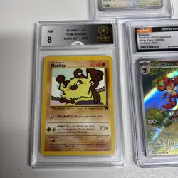 Pokemon Graded Card Bundle Job x 5 - Base set / Rocket / sword shield - Image 2