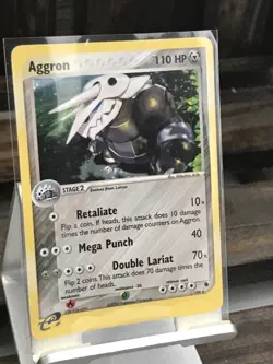 Aggron 1/109 Holo Rare Ex Ruby Sapphire Pokemon Card N/M Near Mint - Image 2