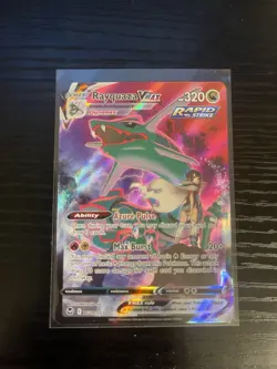 Pokemon TCG SWSH Rayquaza VMAX Ultra Rare Holo Card TG20/TG30 - Image 1