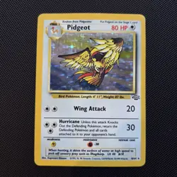 Pokemon Card - Pidgeot 8/64 Jungle Set Holo Rare WOTC Vintage 1999 - Image 1