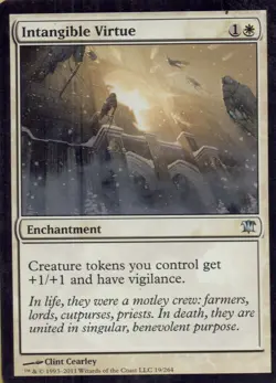 Innistrad #19 Intangible Virtue - Image 1