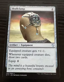 Skullclamp - Commander 2017 MTG Magic the Gathering - Image 1