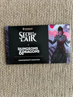 Magic the Gathering Secret Lair x Dungeons & Dragons Shadowheart's Devotion - Image 1