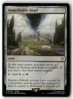 Shineshadow Snarl Commander Final Fantasy Surge Foil NM MTG MAGIC - Image 1