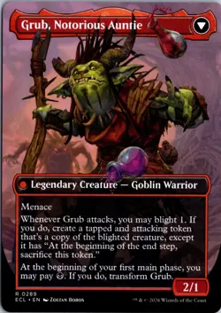Grub, Storied Matriarch (Borderless) R Lorwyn Eclipsed 289 NM Magic - Image 2
