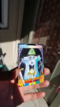 Arcane Signet Magic the Gathering Hand Painted Alter - Image 3