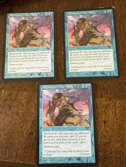 3x Whispers of the Muse - MP - Tempest - SPARROW MAGIC mtg - Image 1