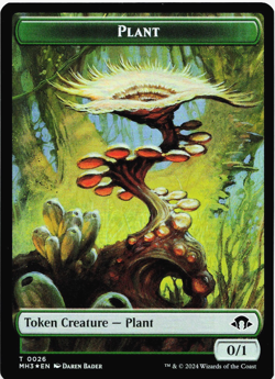 Phyrexian Germ / Plant - Double-Sided Token (FOIL) - [Modern Horizons 3] MTG 🌳 - Image 2