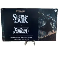 Silver Shroud Costume Fallout Secret Lair Foil MTG - Image 1