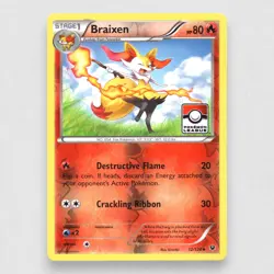 Braixen - 12/124 (Pokemon League) League & Championship Cards Reverse Holo - Image 1
