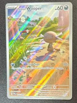 Paldean Wooper 102/094 Illustration Rare English Pokemon ME02 Phantasmal Flames - Image 1