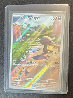 Paldean Wooper 102/094 Illustration Rare English Pokemon ME02 Phantasmal Flames - Image 3