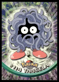 Pokemon Cards Tangela #114 Topps Trading Cards Series 2 LP *4 - Image 1