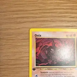 Onix 69/111 Neo Genesis Pokemon Common 1st Edition near mint - Image 2