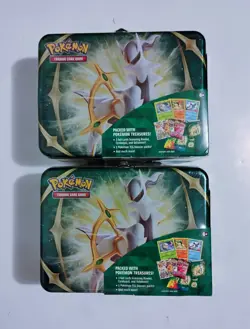 Pokemon Arceus TCG 2022 Spring Collectors Chest Lunch Box Lot of 2 SEALED READ - Image 1