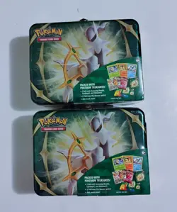 Pokemon Arceus TCG 2022 Spring Collectors Chest Lunch Box Lot of 2 SEALED READ - Image 2