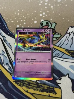 Pokemon Phantasmal Flames Zacian Pre-Release Stamped Promo Holo MEP 015 NM/M - Image 1