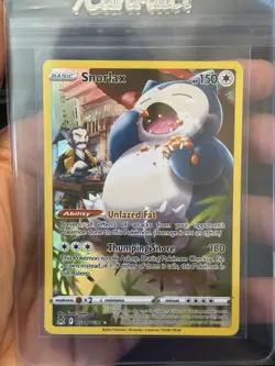Pokemon Snorlax TG10/TG30 Lost Origin Trainer Gallery Ultra Rare Holo HP150 - Image 1