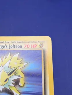 Pokemon Lt. Surge's Jolteon Gym Challenge Rare Unlimited WOTC 1999-2000 - Image 3